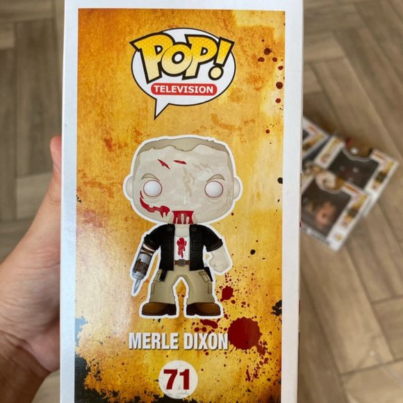 Merle dixon zombie 71 funko pop twd - Picture 6 of 6